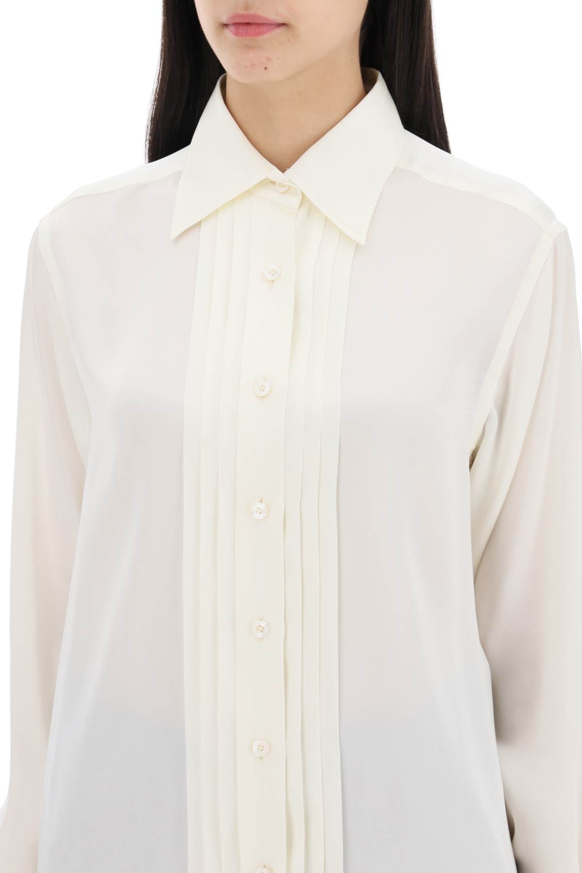 Tom Ford silk charmeuse blouse shirt - VivaceVenus