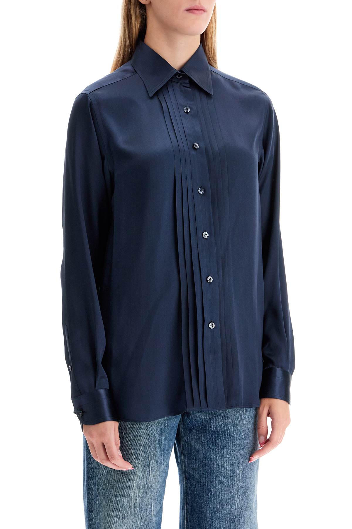 Tom Ford silk charmeuse blouse shirt - VivaceVenus