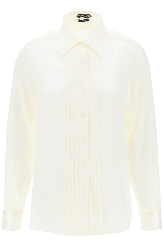 Tom Ford silk charmeuse blouse shirt - VivaceVenus