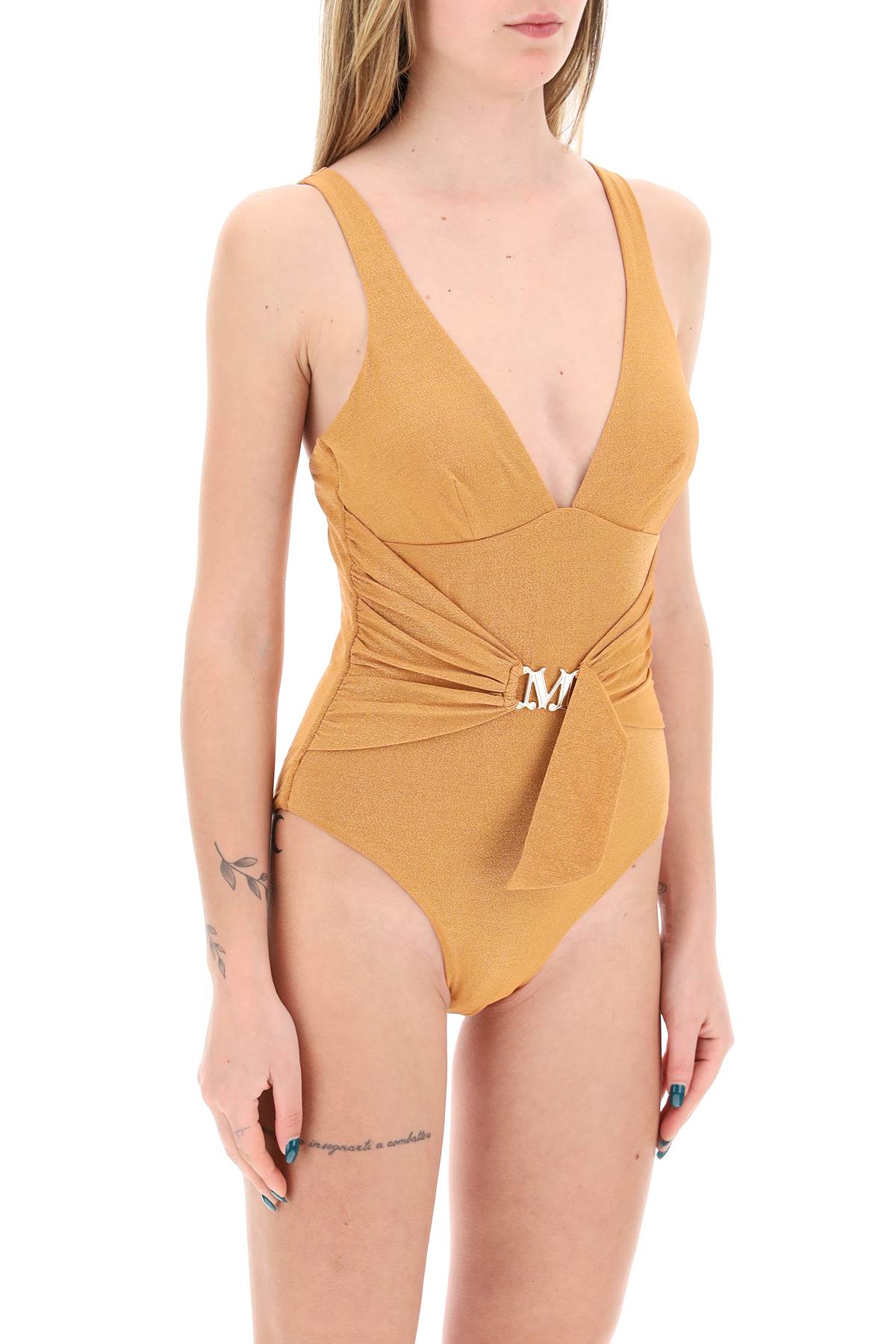 Max Mara Beachwear "full jersey and lurex jumpsuit - VivaceVenus