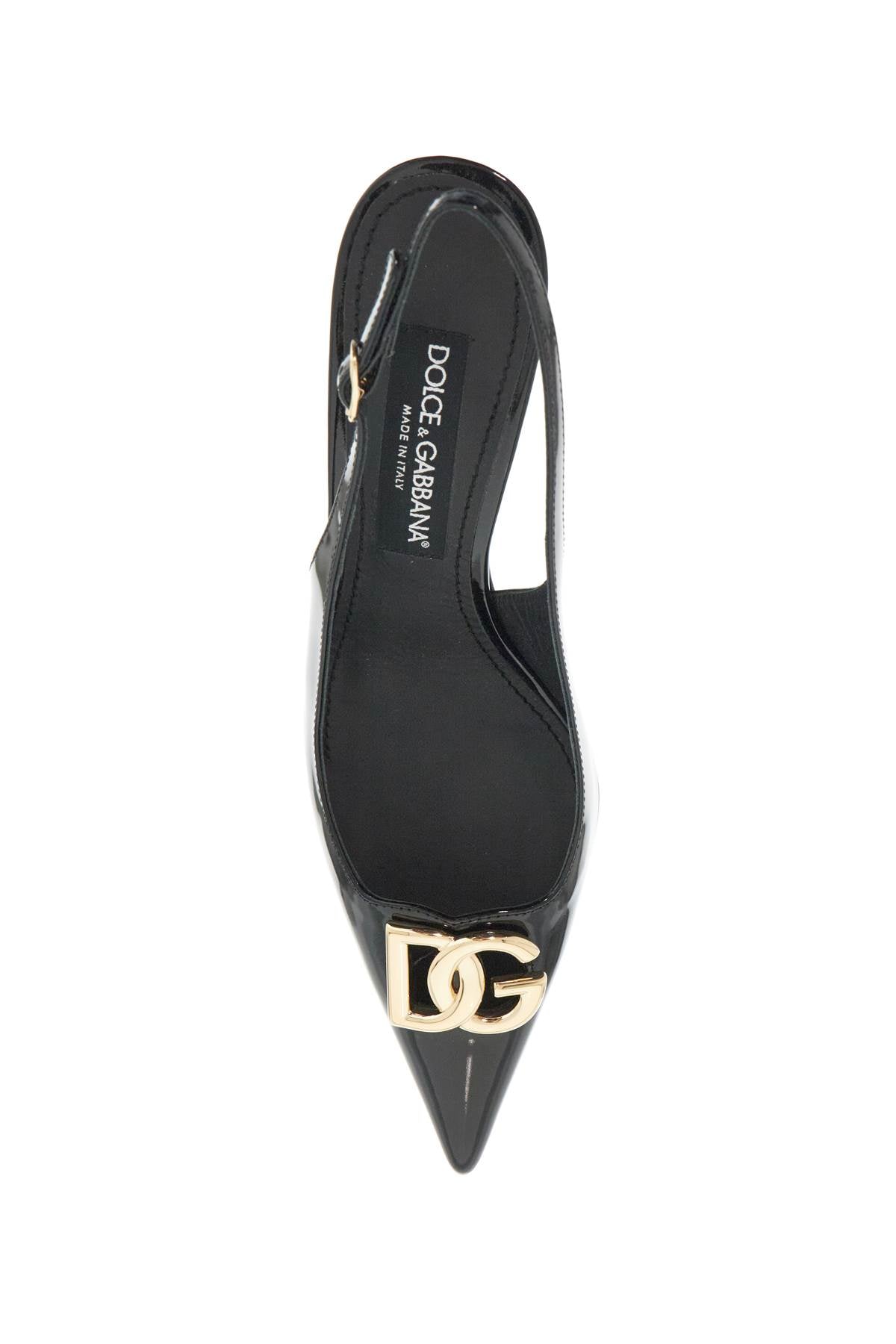 Dolce & Gabbana glossy leather slingback dã© - VivaceVenus