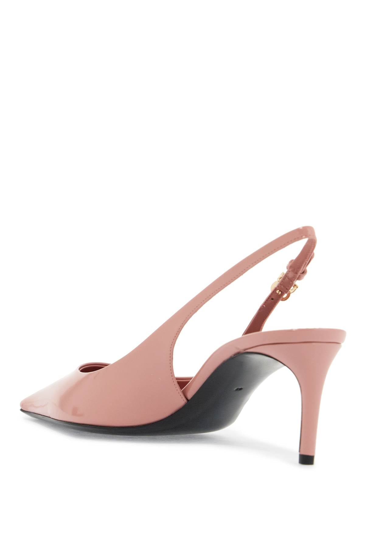 Dolce & Gabbana pink patent leather stiletto slingback - VivaceVenus