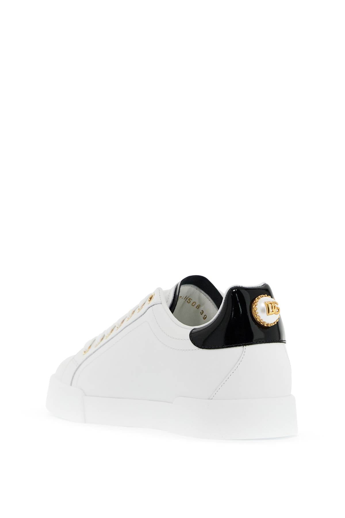 Dolce & Gabbana portofino sneakers with pearl - VivaceVenus