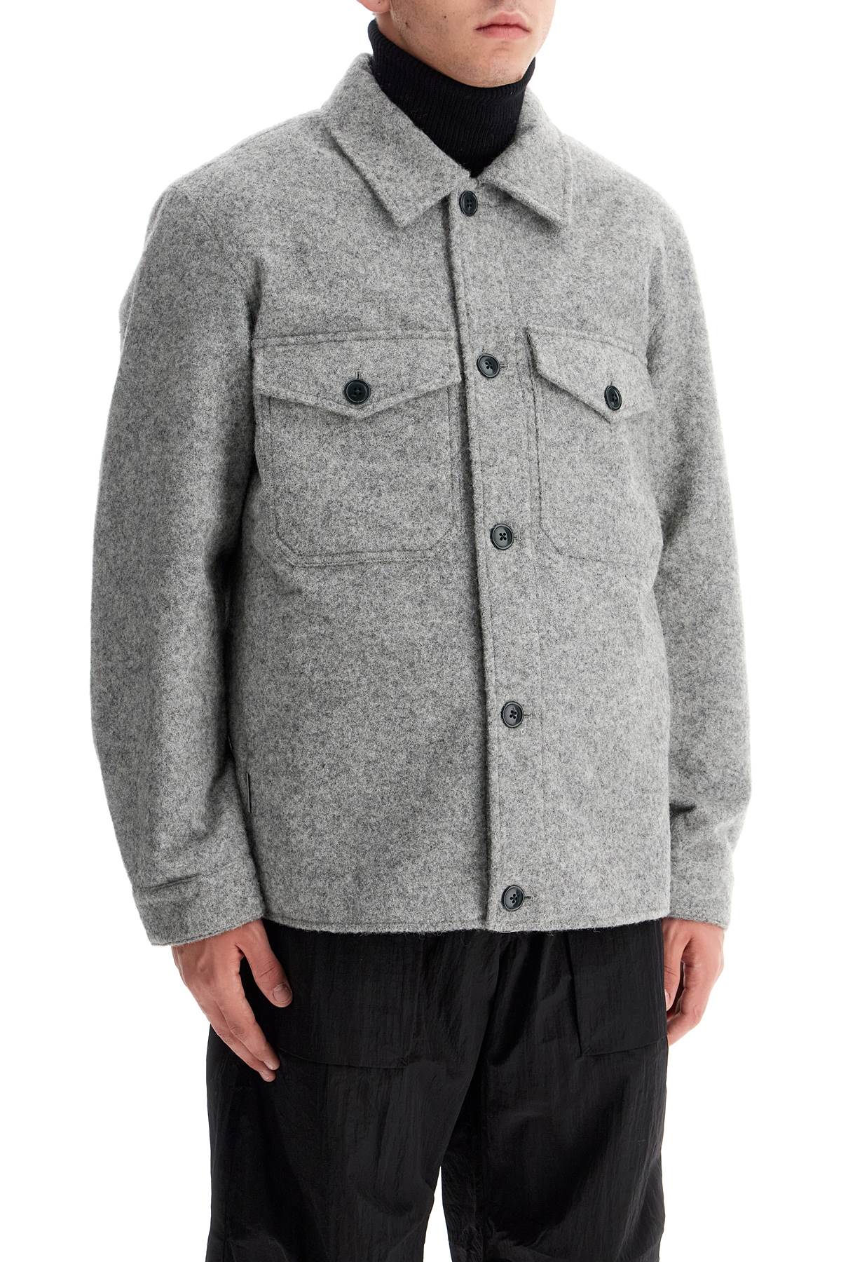 Woolrich reflective wool blend shirt jacket - VivaceVenus