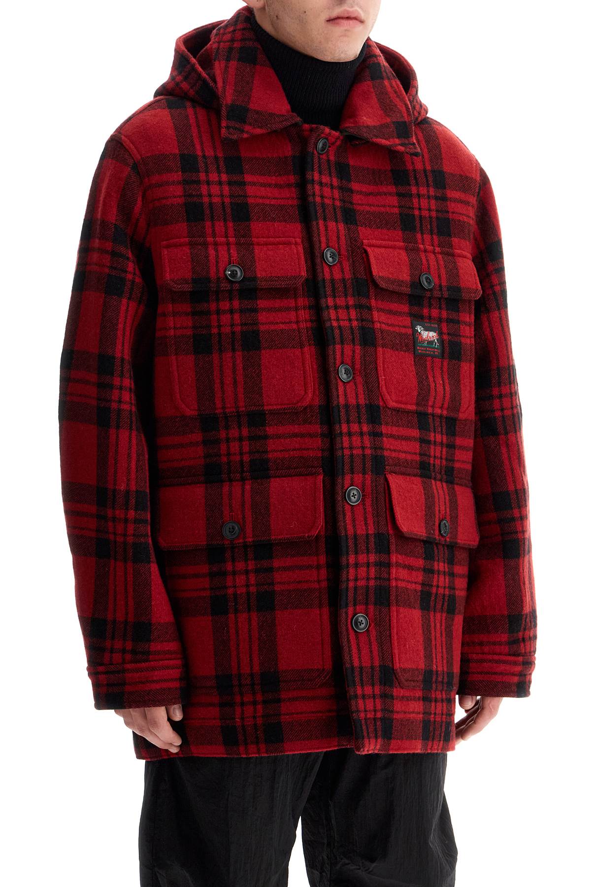 Woolrich plaid cruiser hooded jacket - VivaceVenus