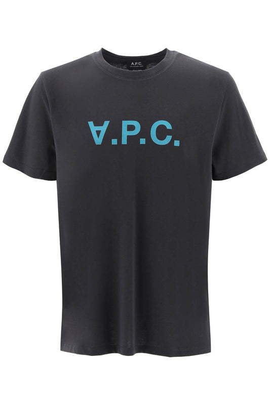 A.P.C. flocked vpc logo t-shirt