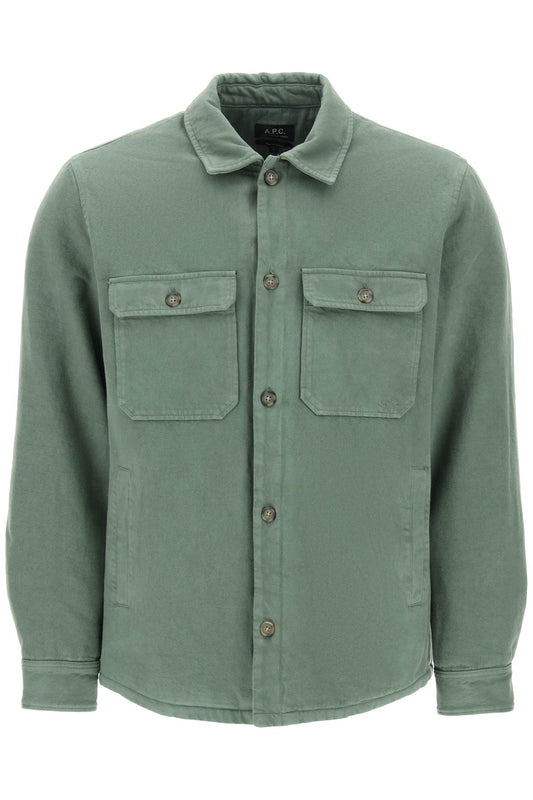 A.P.C. alessio padded overshirt