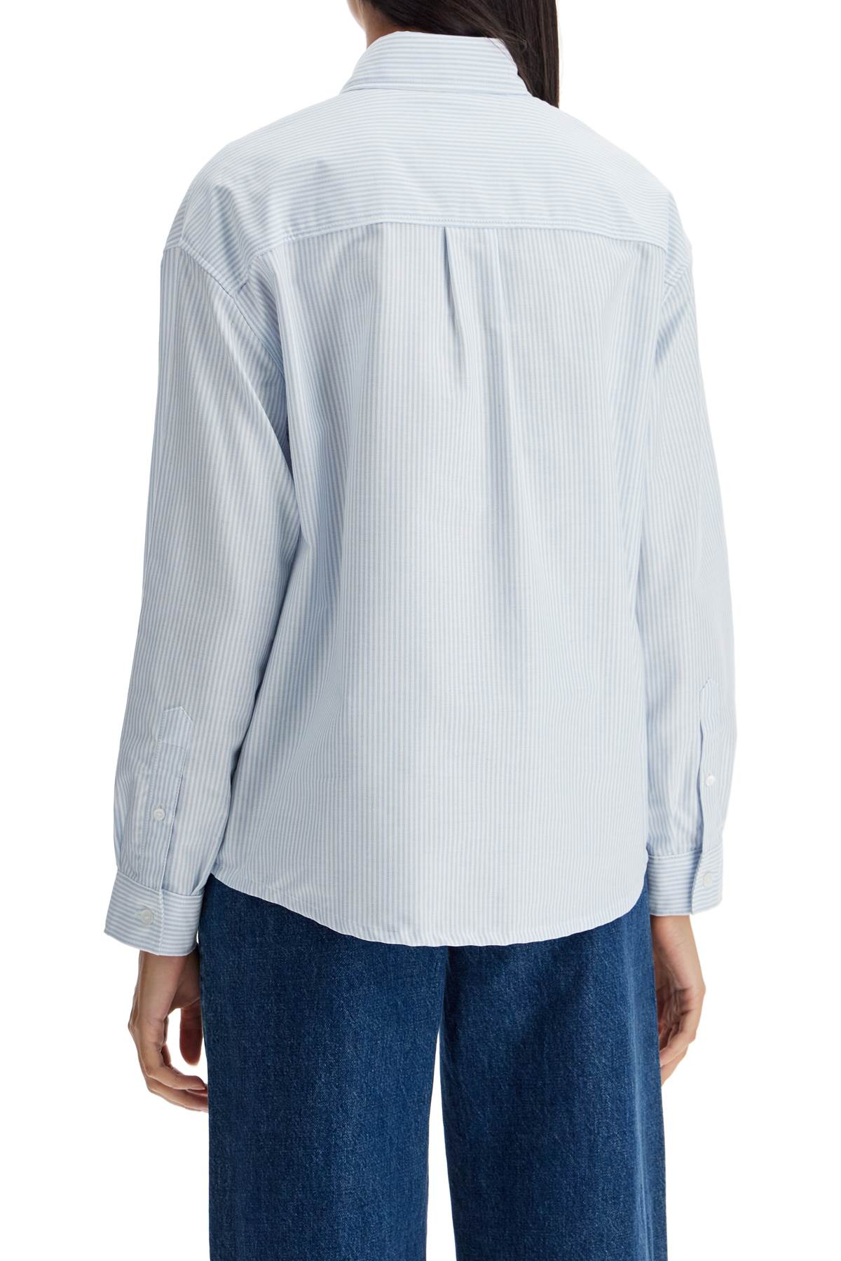 A.P.C. striped boyfriend shirt - VivaceVenus