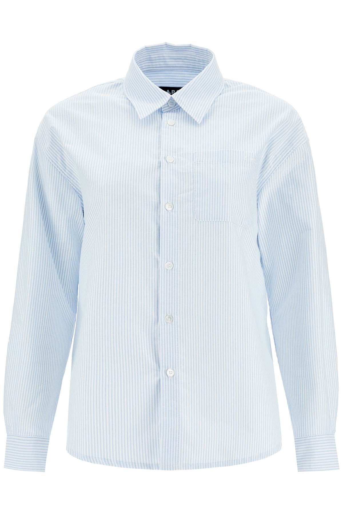 A.P.C. boyfriend shirt with pocket detail - VivaceVenus