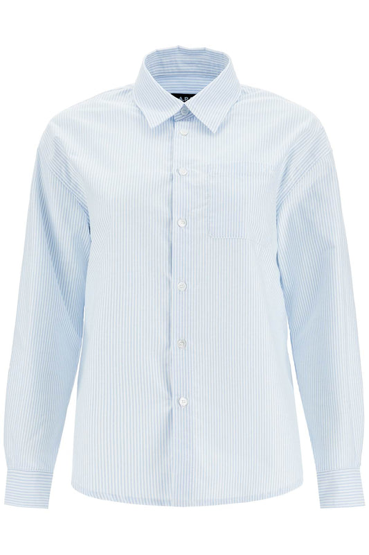 A.P.C. boyfriend shirt with pocket detail - VivaceVenus