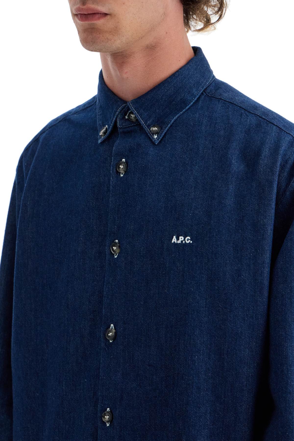 A.P.C. "lightweight denim mathias shirt