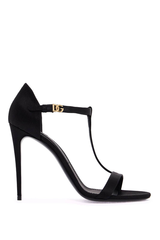 Dolce & Gabbana satin t-bar sandals in - VivaceVenus