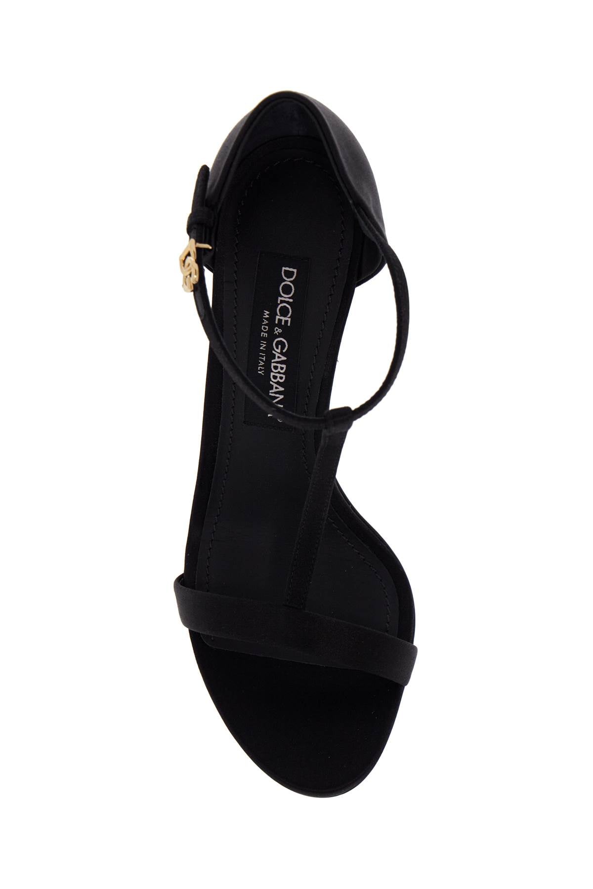 Dolce & Gabbana satin t-bar sandals in - VivaceVenus