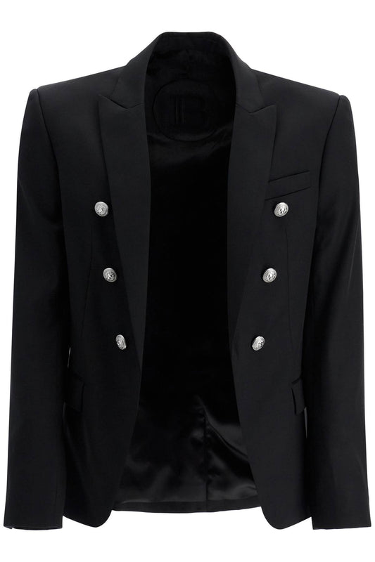 Balmain six-button wool jacket