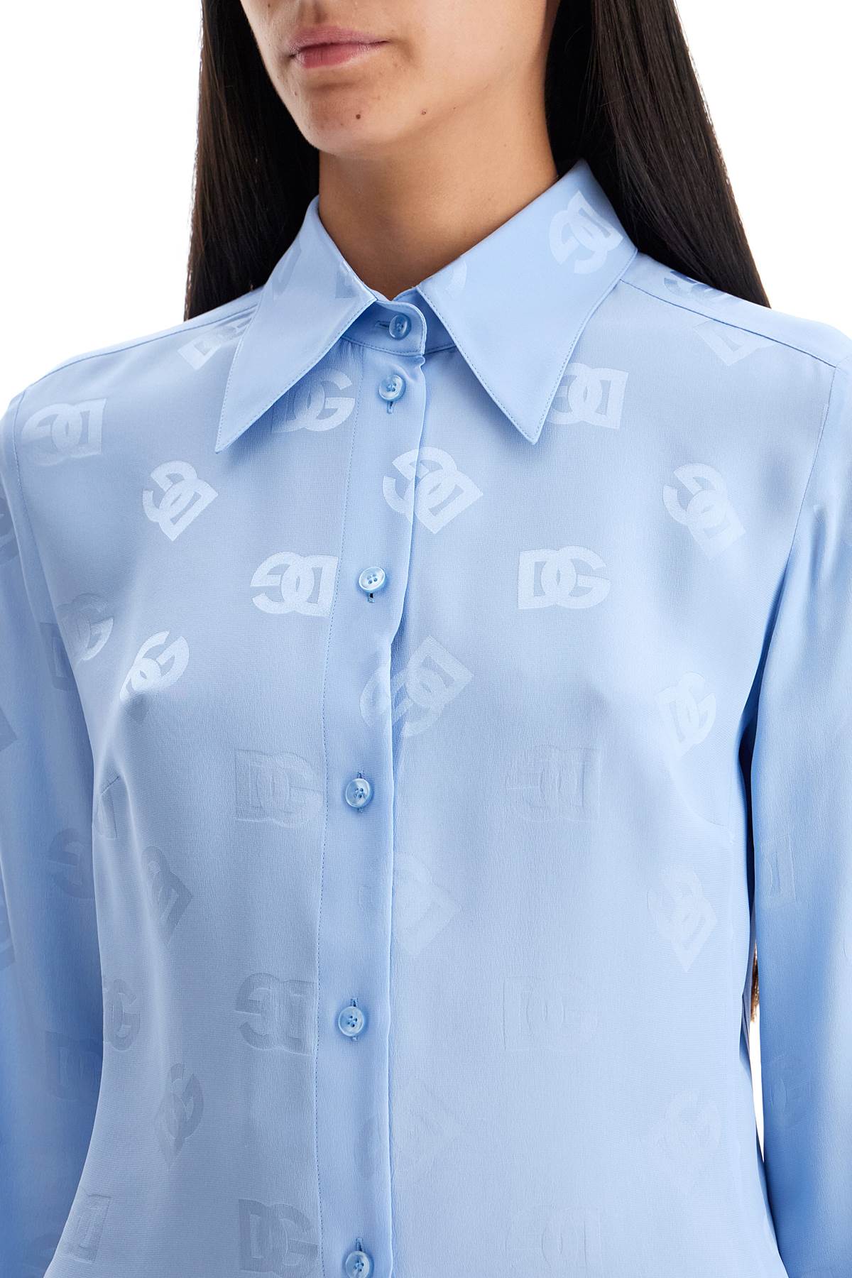 Dolce & Gabbana silk dg shirt - VivaceVenus