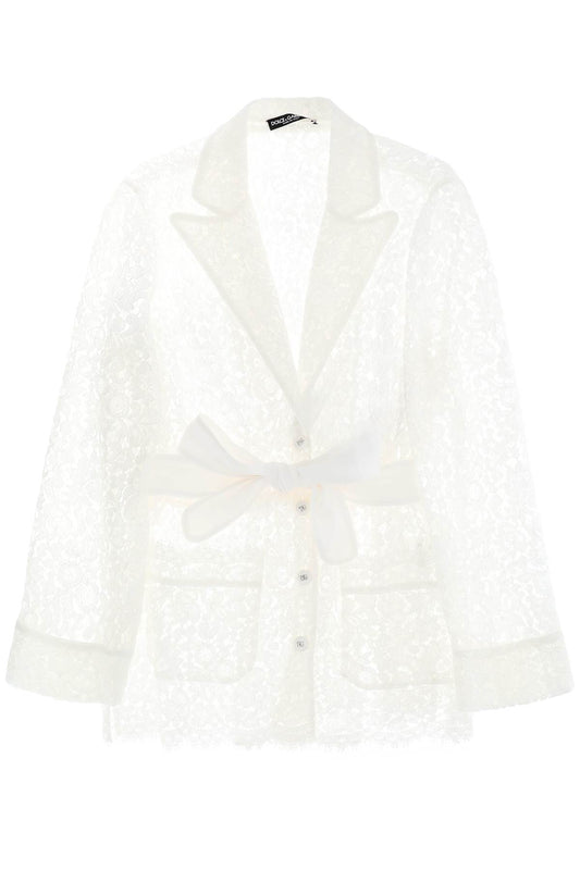 Dolce & Gabbana pajama shirt in cordonnet lace - VivaceVenus