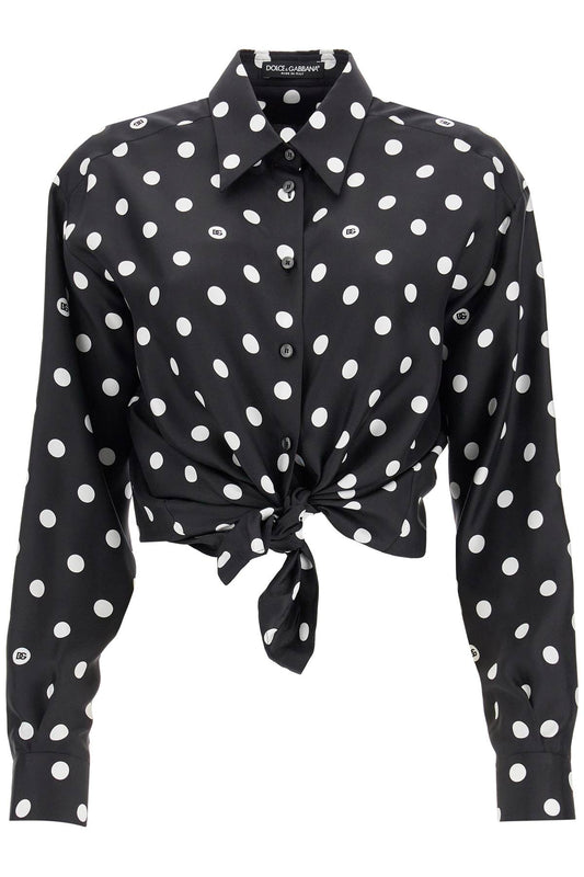 Dolce & Gabbana silk polka dot print blouse - VivaceVenus