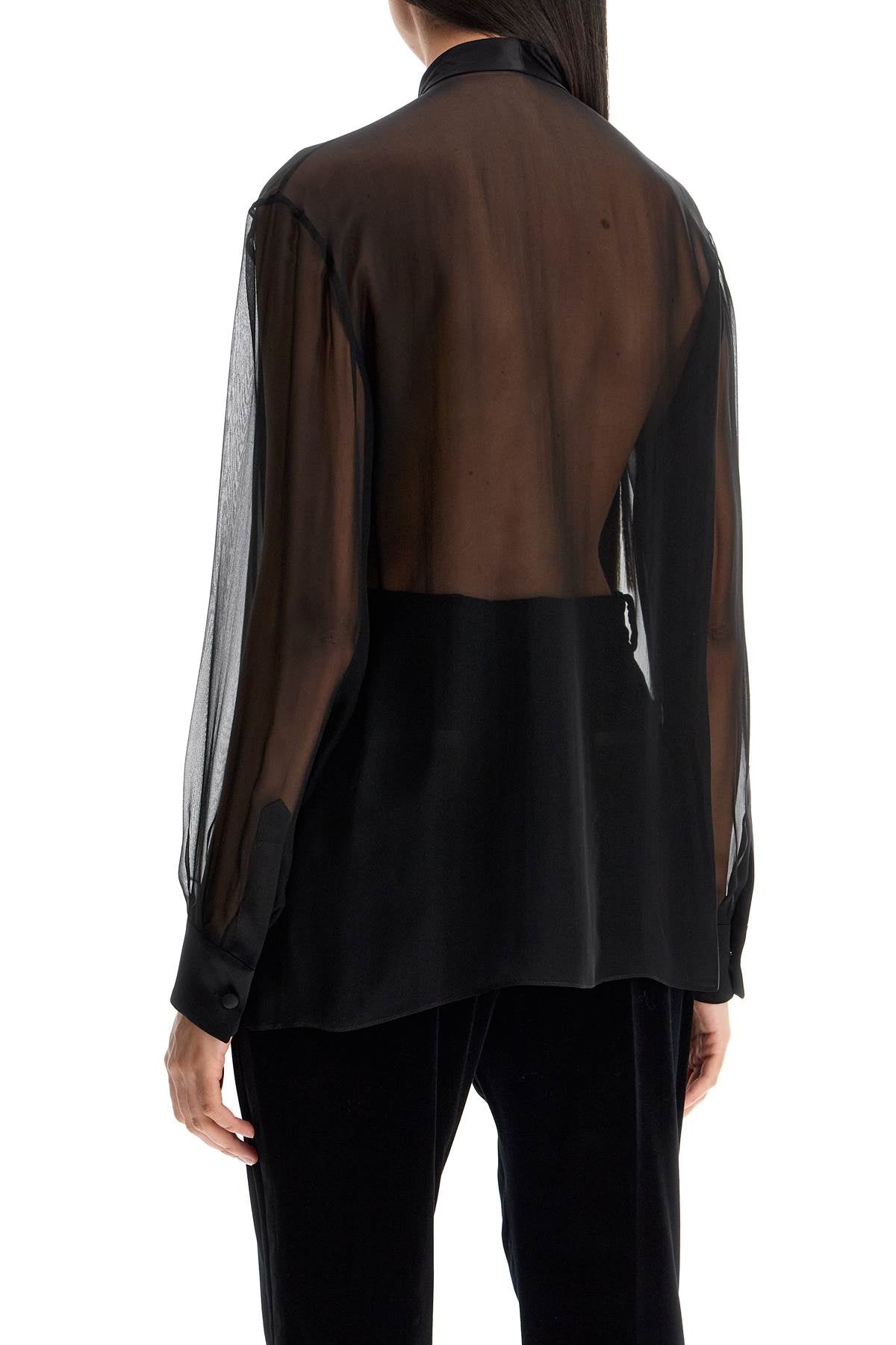 Dolce & Gabbana 'chiffon blouse with bow - VivaceVenus