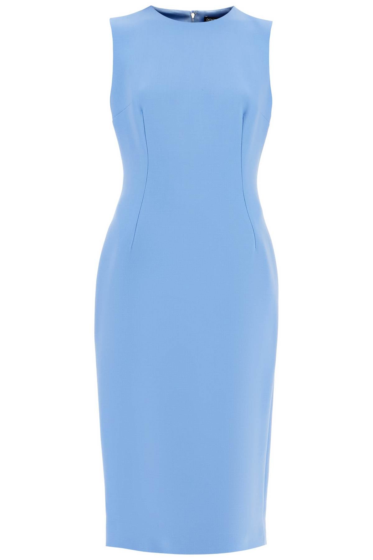 Dolce & Gabbana wool crepe sheath midi dress with tube - VivaceVenus