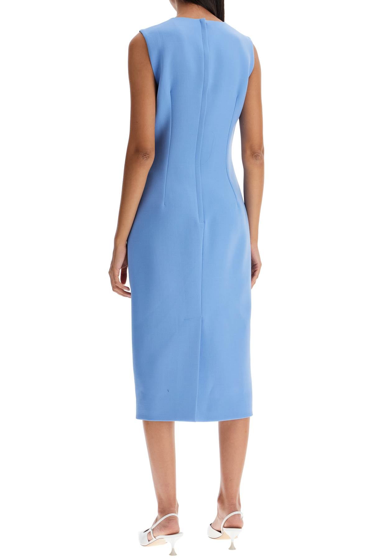 Dolce & Gabbana wool crepe sheath midi dress with tube - VivaceVenus