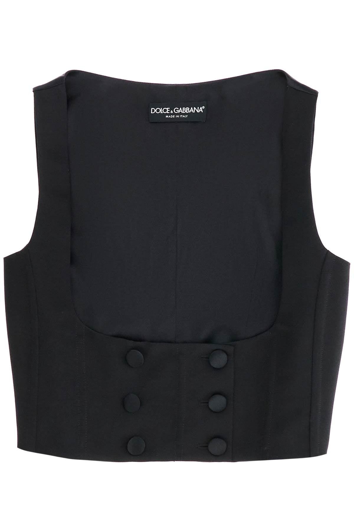 Dolce & Gabbana silk tuxedo vest - VivaceVenus