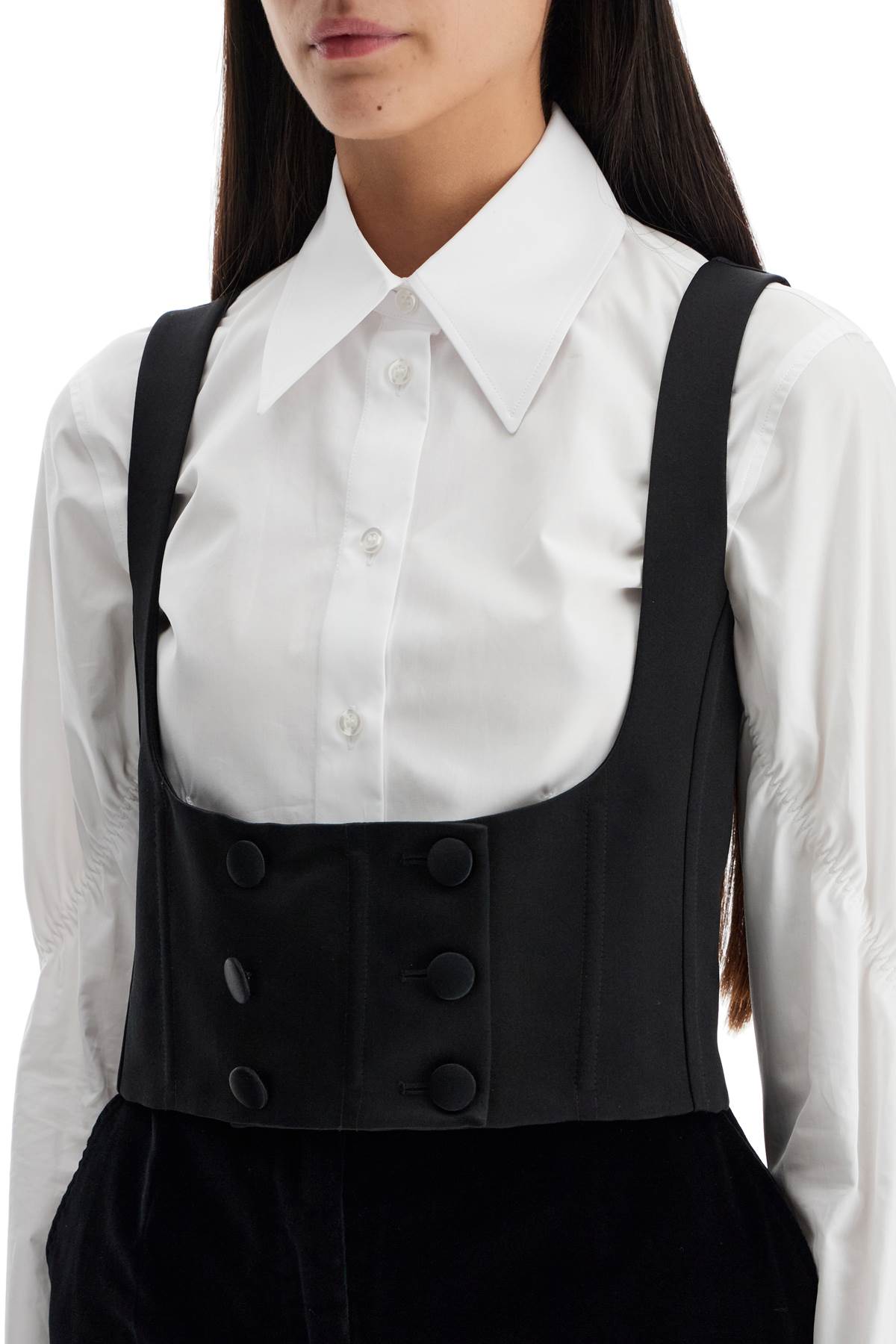 Dolce & Gabbana silk tuxedo vest - VivaceVenus