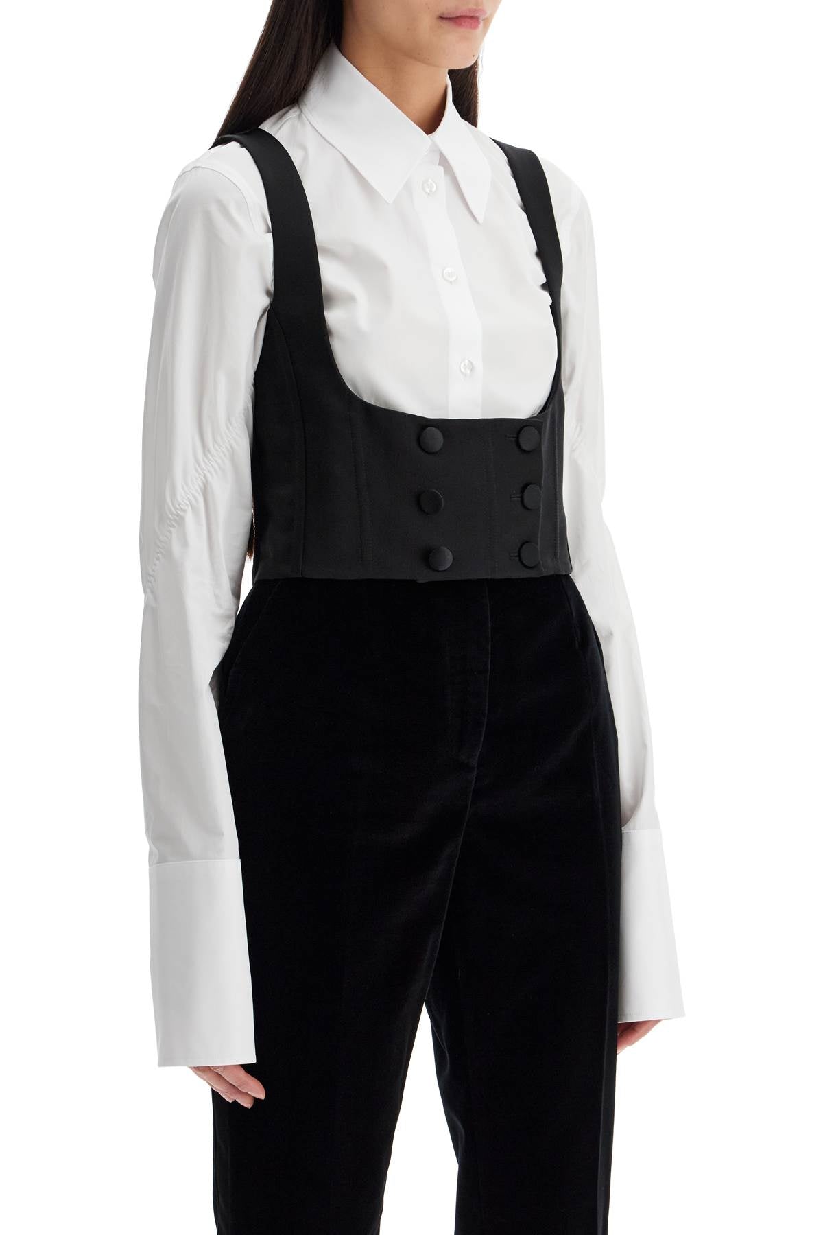 Dolce & Gabbana silk tuxedo vest - VivaceVenus