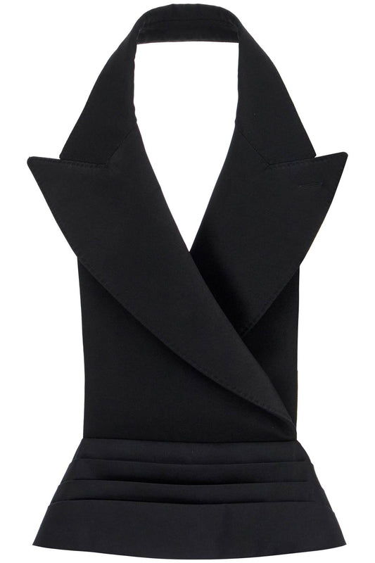 Dolce & Gabbana open-back wool and silk blend vest - VivaceVenus