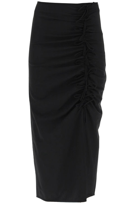 Ganni midi skirt with ornamental bows - VivaceVenus