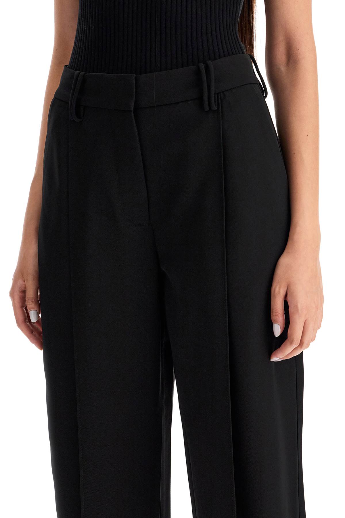 Ganni lightweight pants with pleats - VivaceVenus