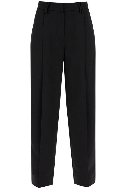 Ganni lightweight pants with pleats - VivaceVenus