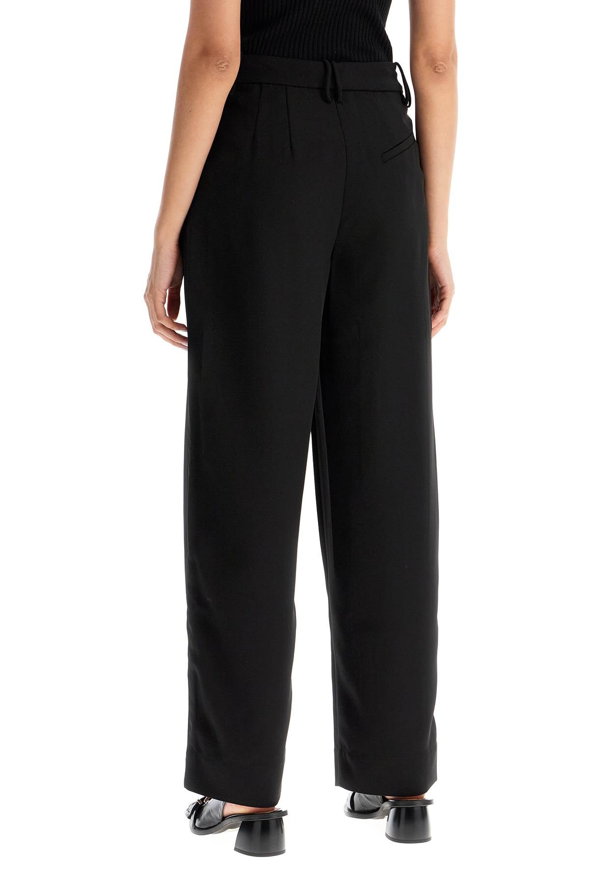 Ganni lightweight pants with pleats - VivaceVenus