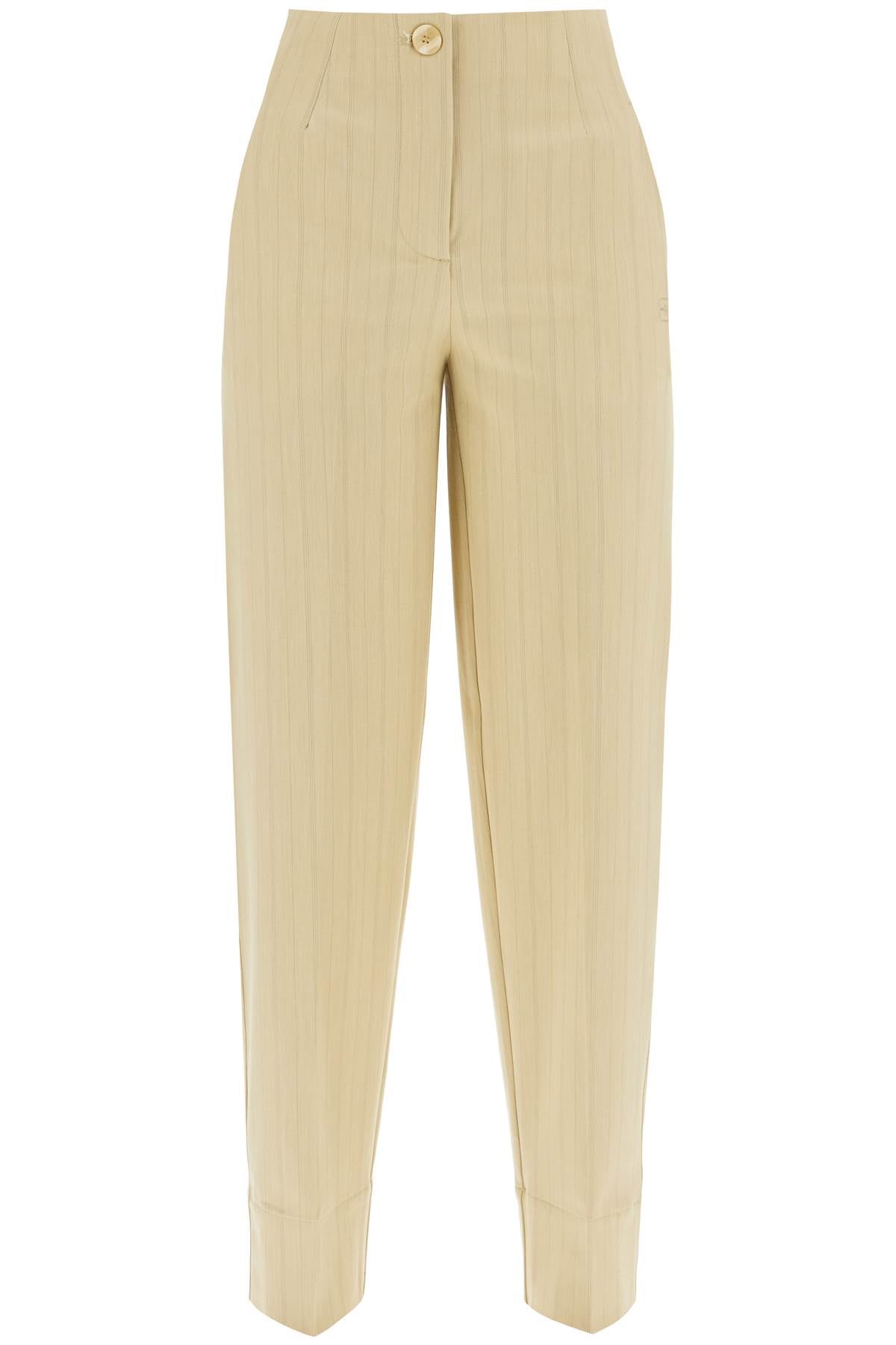 Ganni striped tapered trousers - VivaceVenus