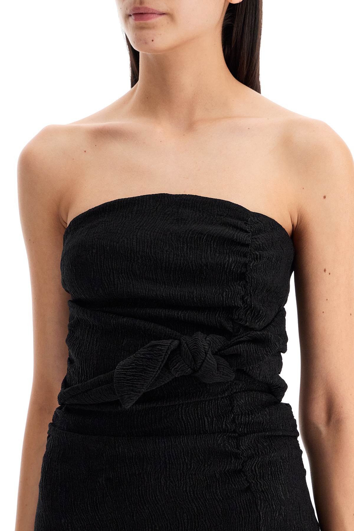 Ganni strapless viscose top for - VivaceVenus