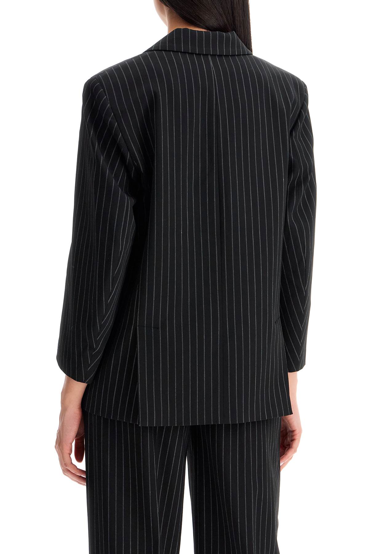 Ganni striped boxy blazer - VivaceVenus