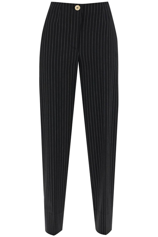 Ganni striped tapered trousers - VivaceVenus