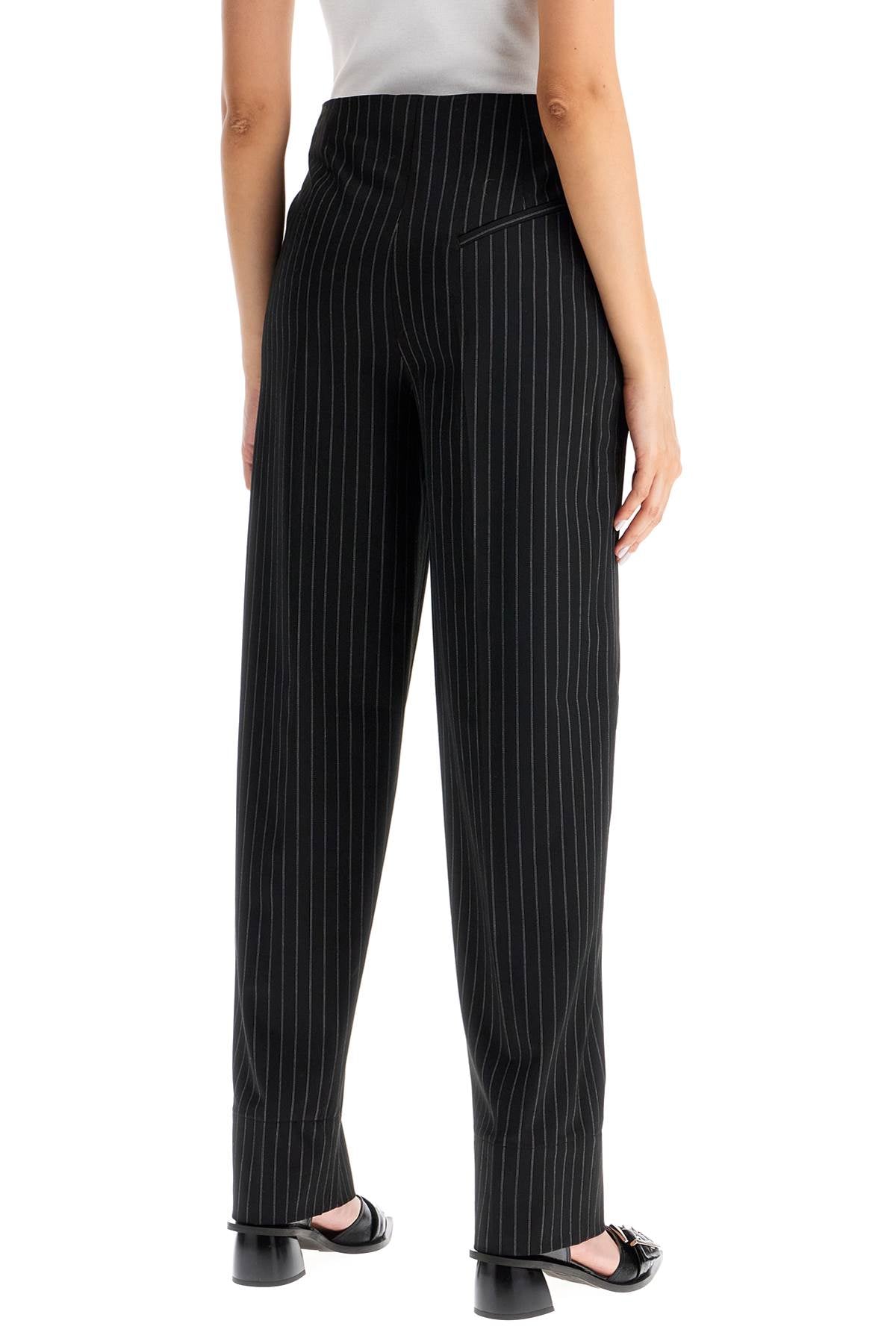 Ganni striped tapered trousers - VivaceVenus