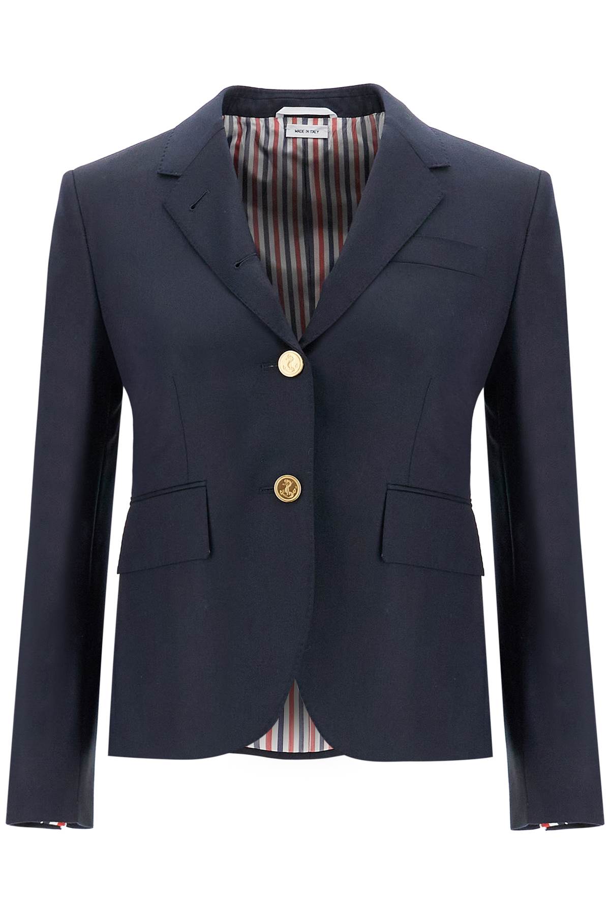 Thom Browne single-breasted cropped jacket in 120's wool - VivaceVenus