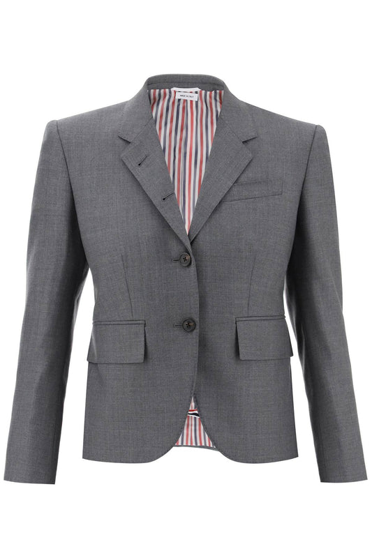 Thom Browne single-breasted cropped jacket in 120's wool - VivaceVenus