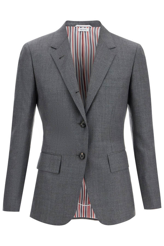 Thom Browne wool twill jacket in slim fit style - VivaceVenus