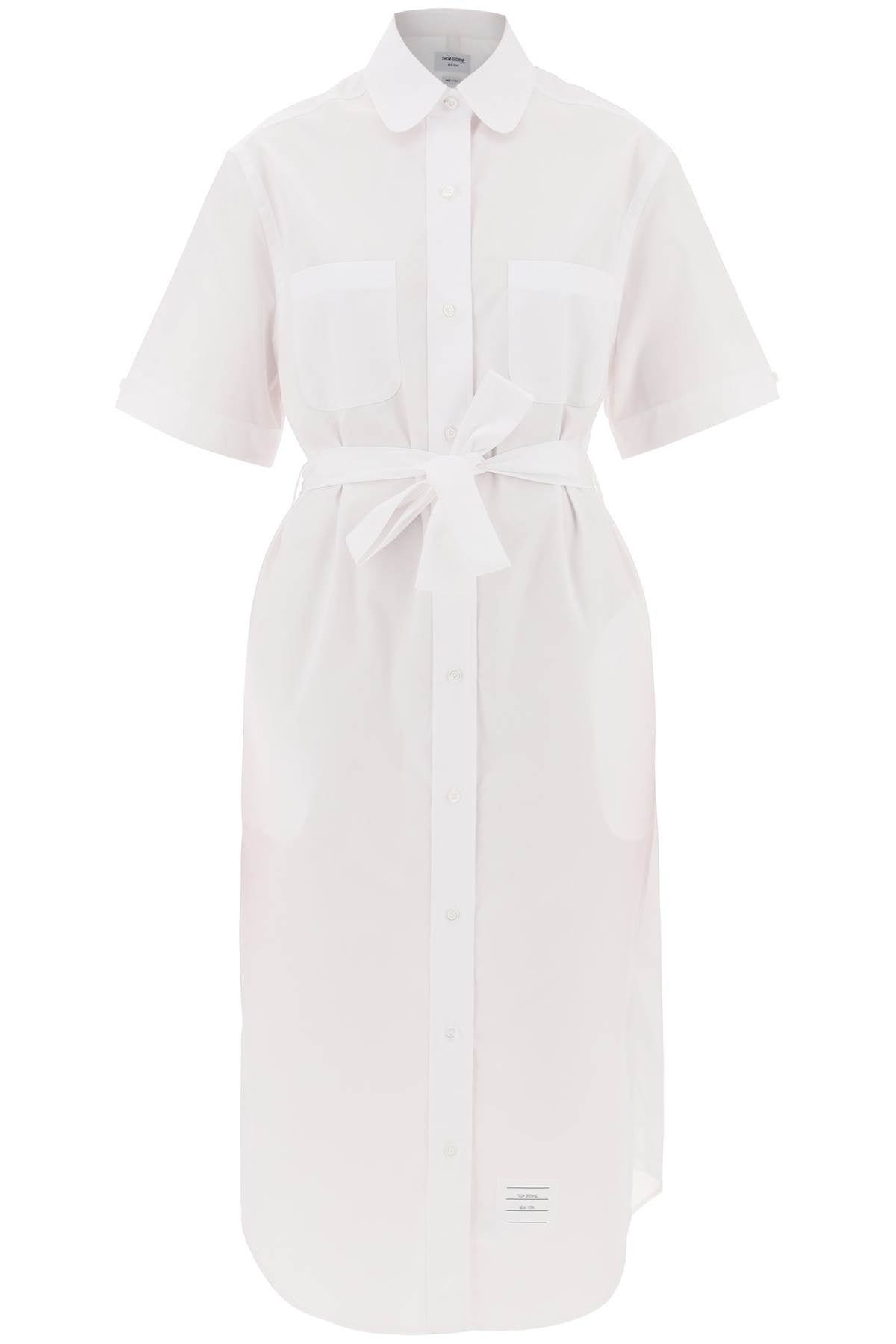 Thom Browne midi blouse with belt - VivaceVenus