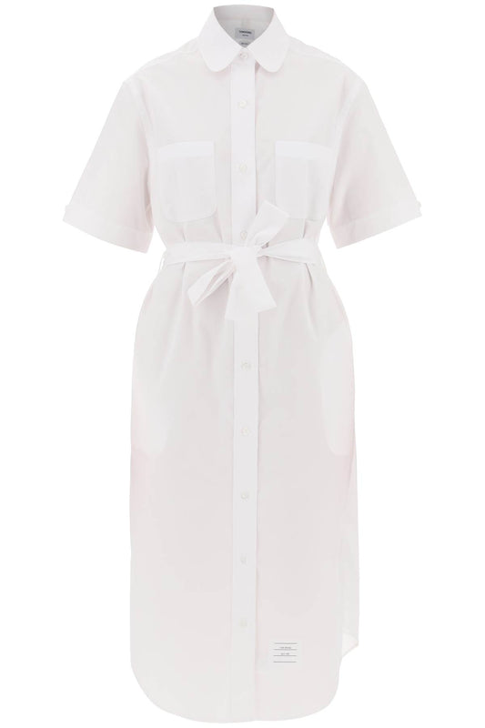 Thom Browne midi blouse with belt - VivaceVenus