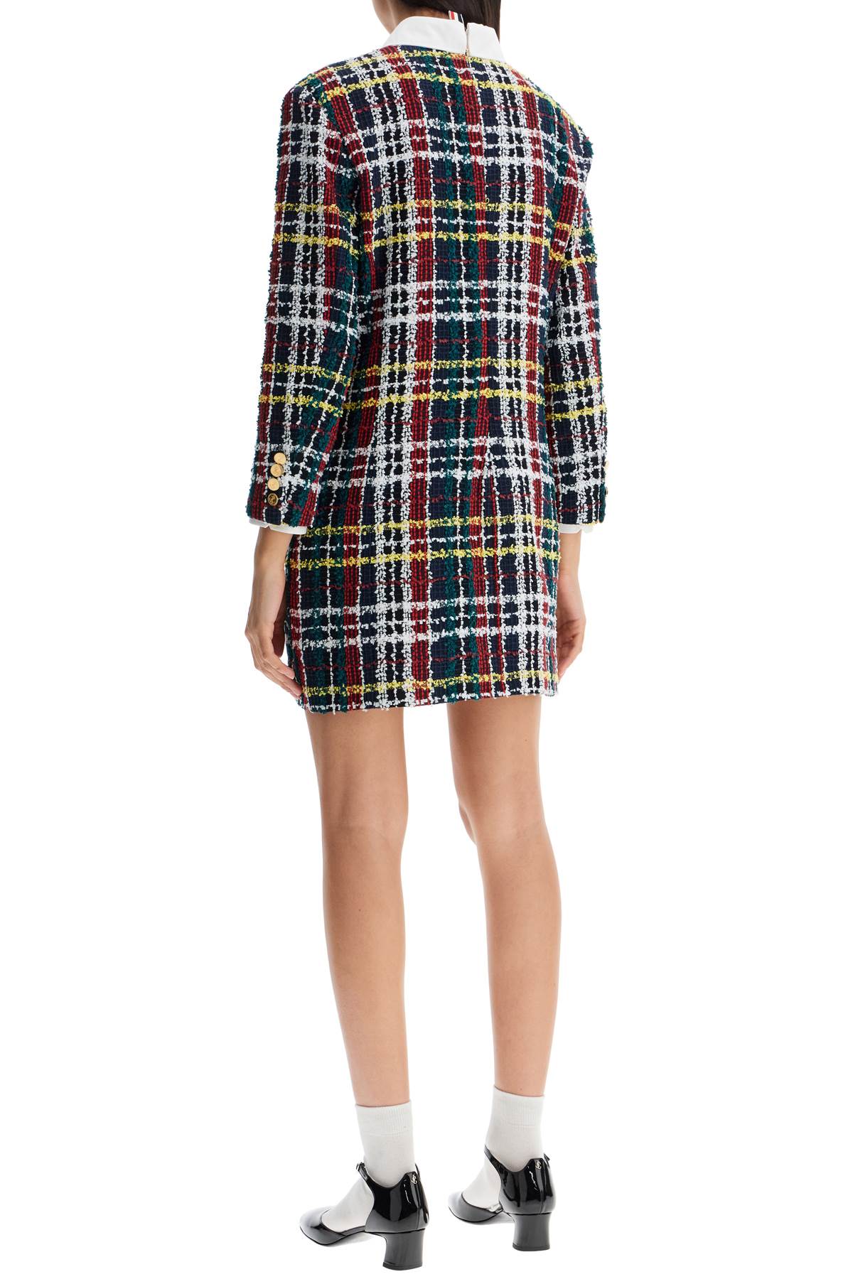 Thom Browne tweed mini sheath dress in - VivaceVenus