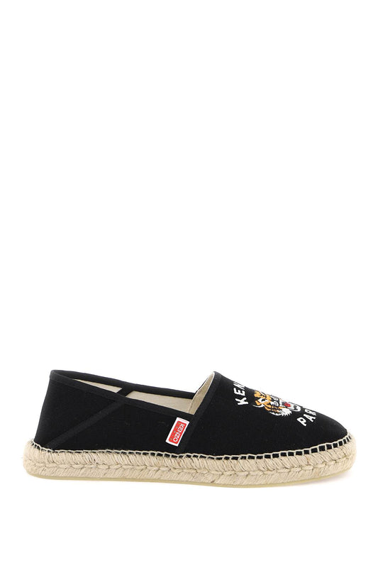 Kenzo canvas espadrilles with logo embroidery - VivaceVenus