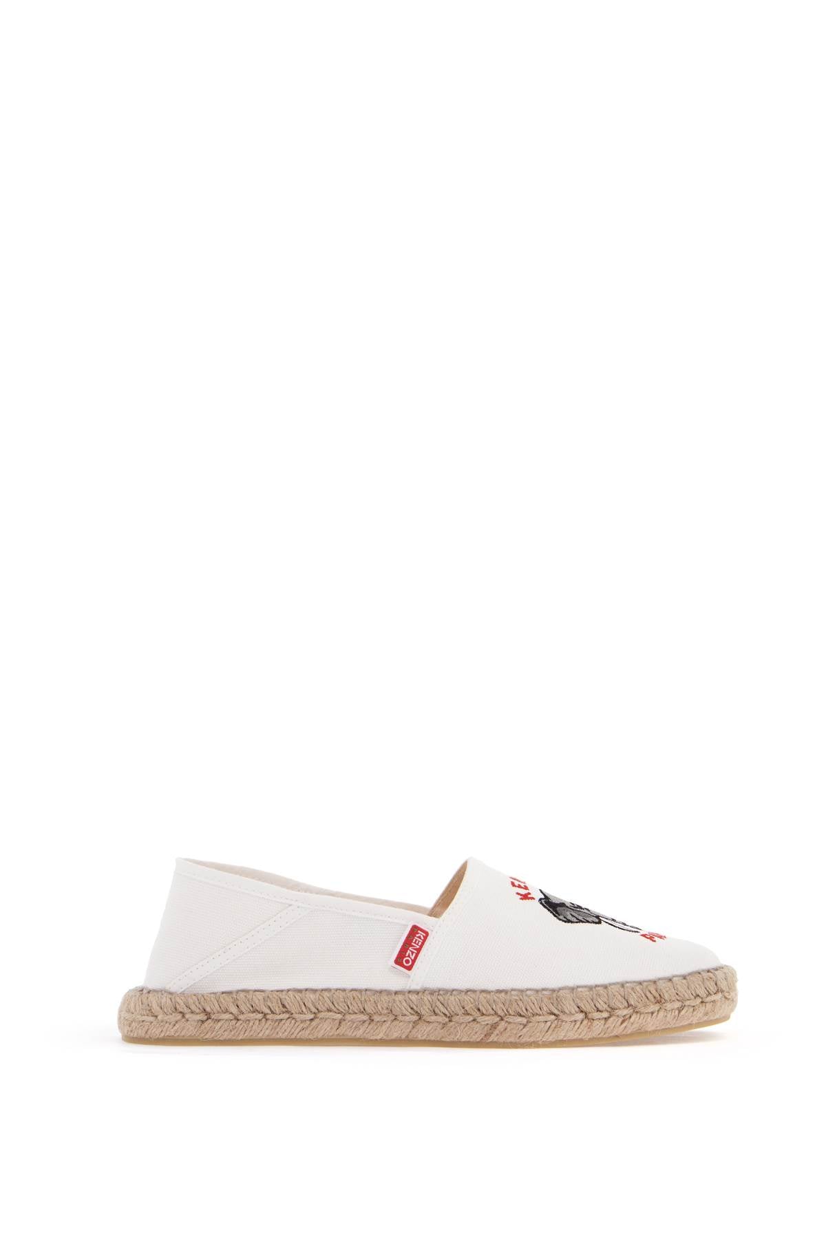 Kenzo canvas espadrilles with logo embroidery - VivaceVenus