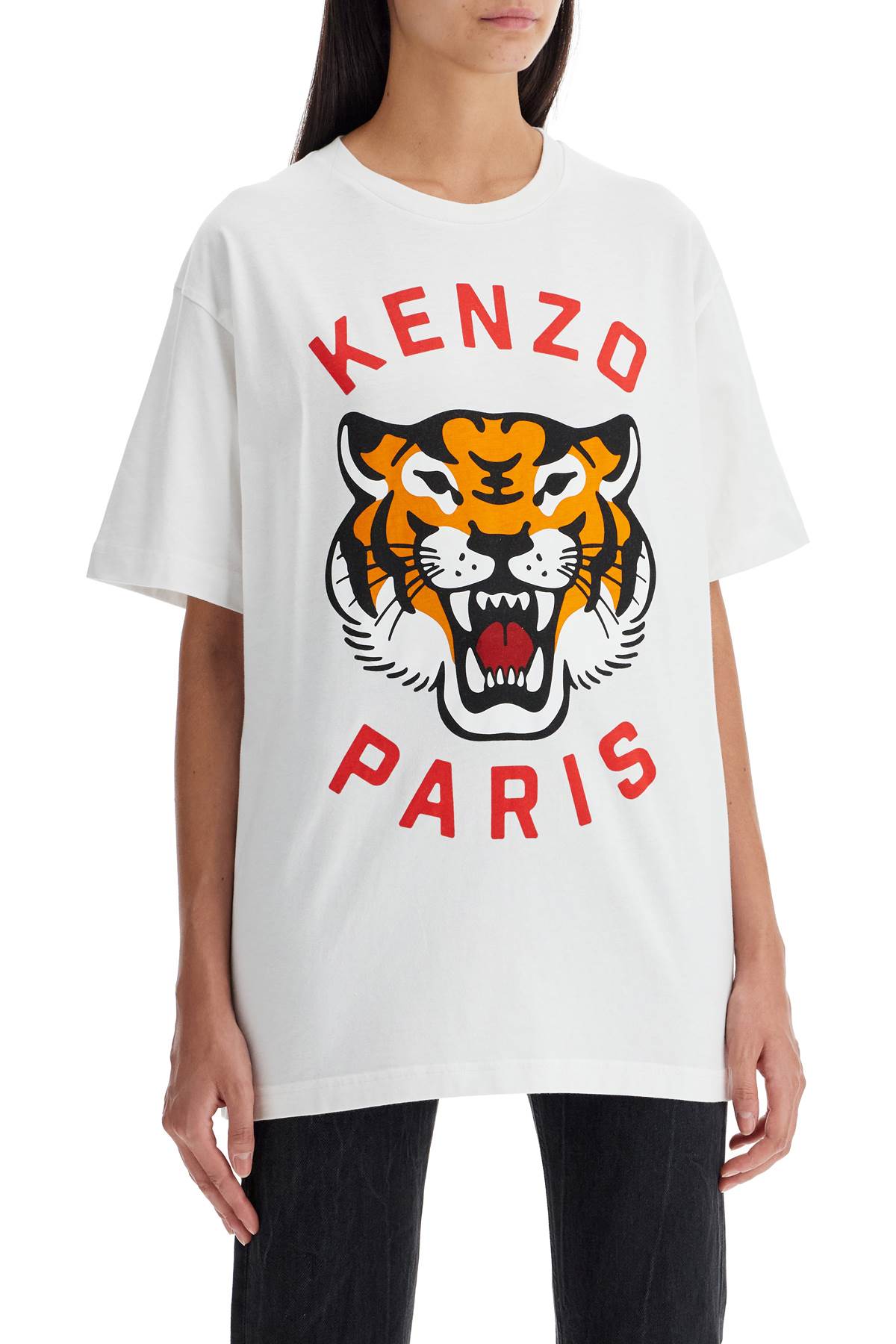 Kenzo lucky tiger crew-neck t-shirt - VivaceVenus