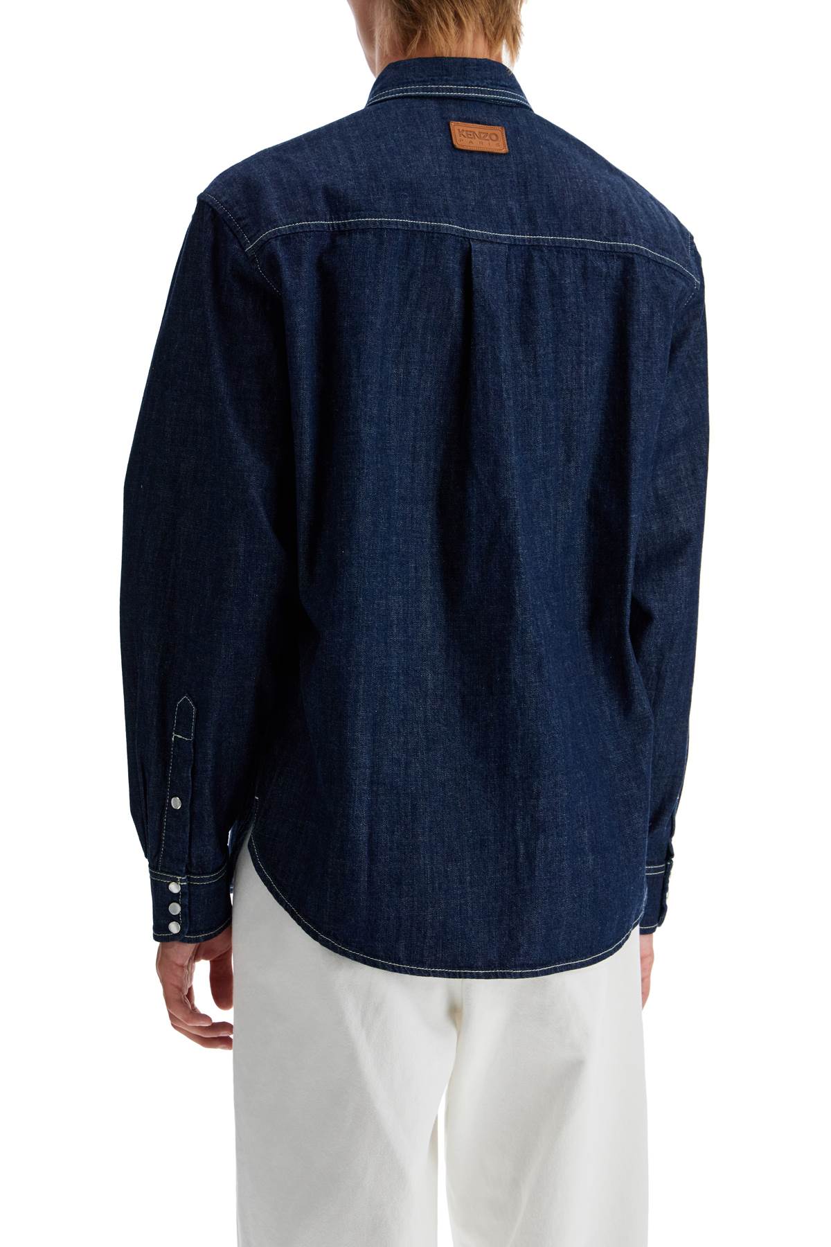 Kenzo denim western shirt for men - VivaceVenus