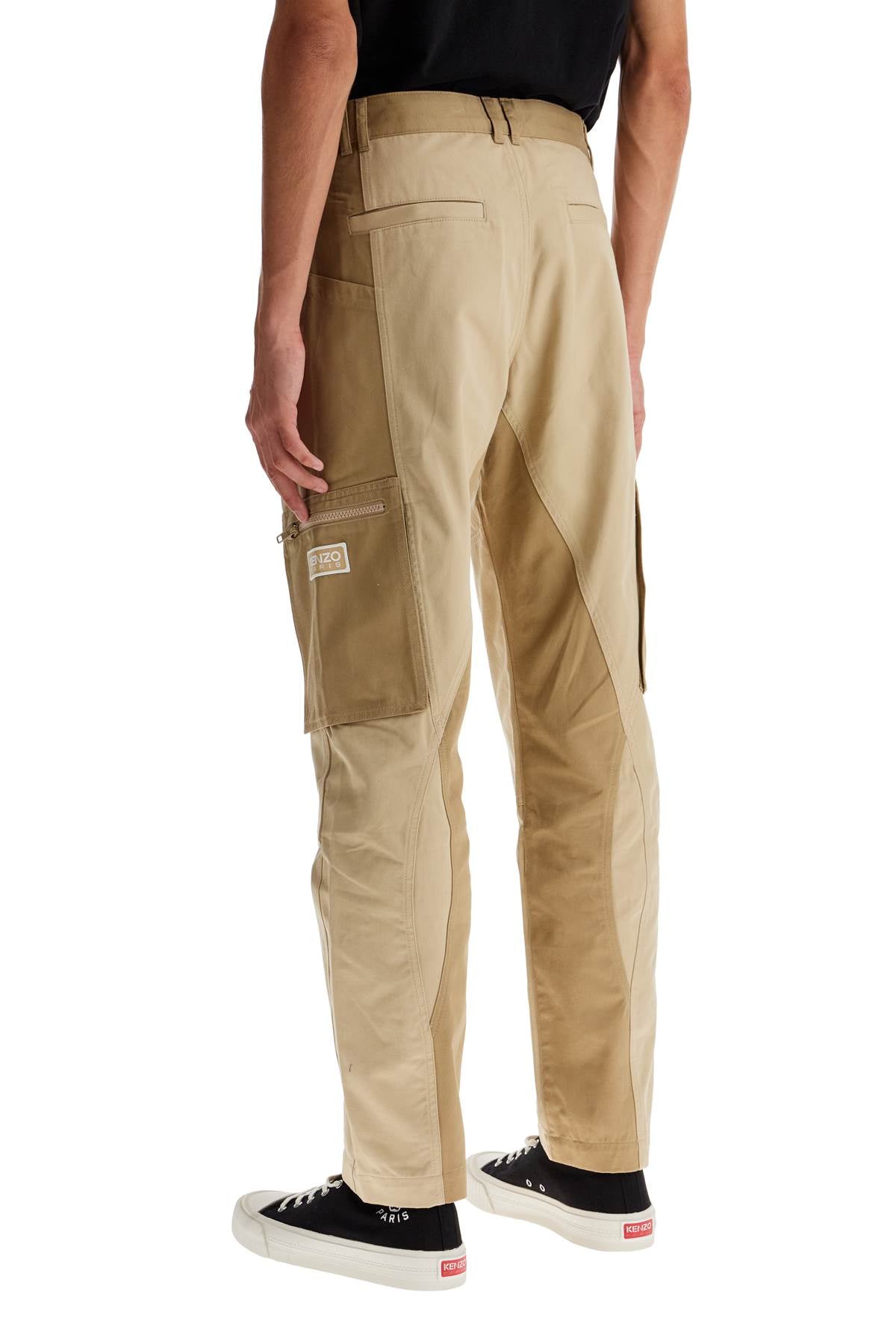 Kenzo cotton cargo pants for men - VivaceVenus