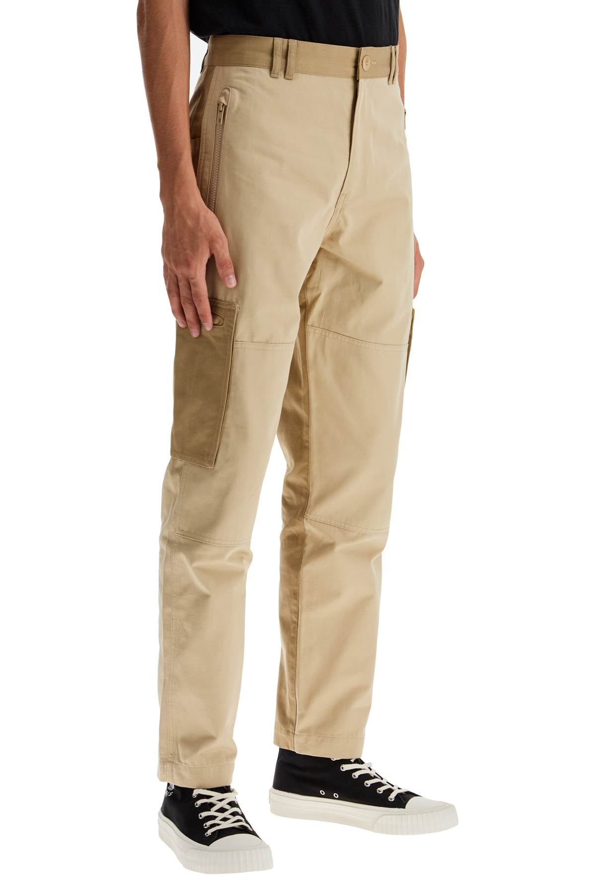 Kenzo cotton cargo pants for men - VivaceVenus