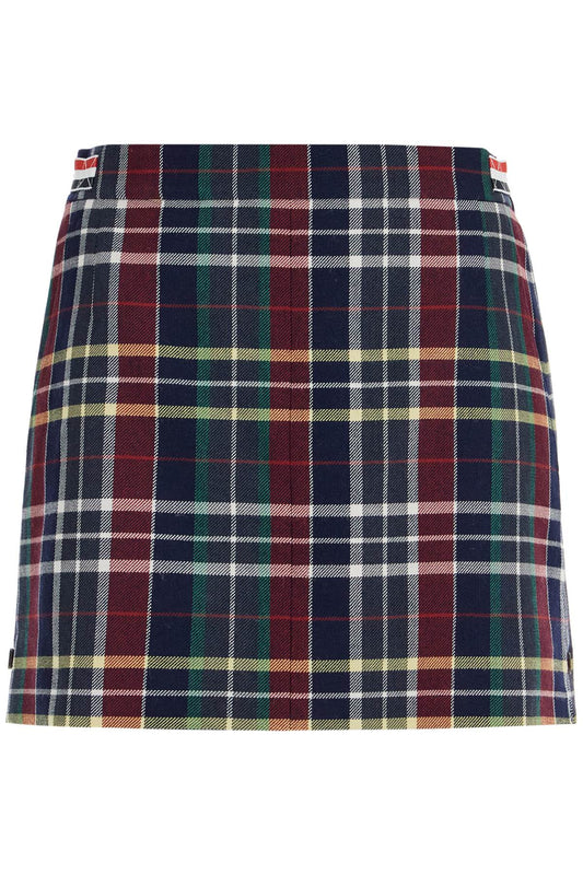 Thom Browne wool twill mini skirt in - VivaceVenus